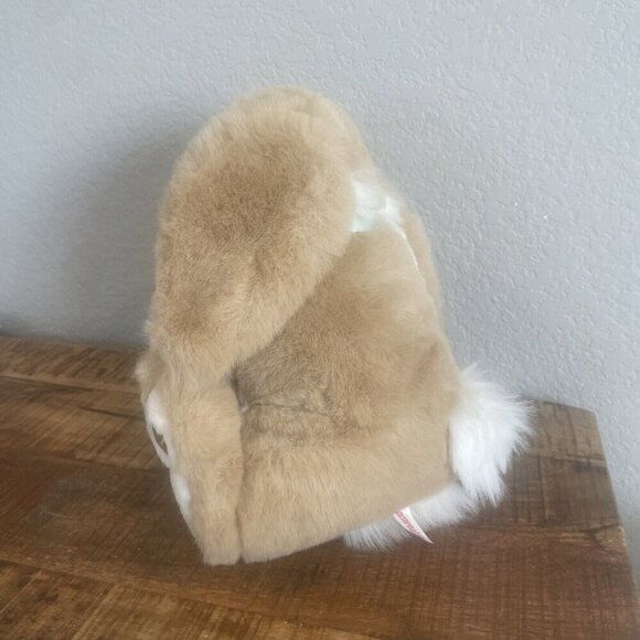 Vintage 90s Commonwealth Bunny Rabbit Plush Stuffed Animal Bow Lop Ears - Picture 3 of 8